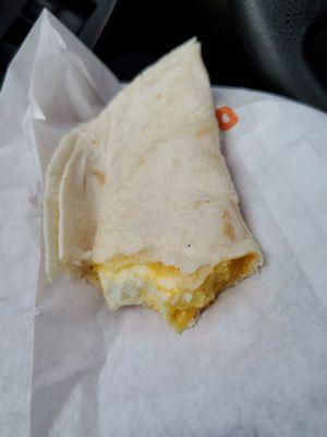 Best egg and cheese wake up wrap I've ever had.