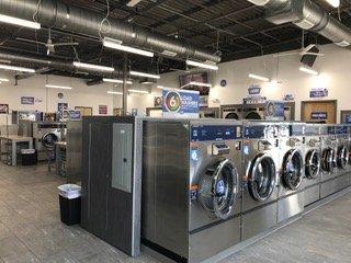 High efficiency machines, wash and dry within an hour.