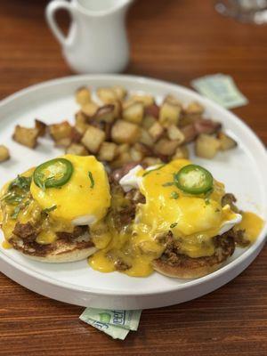 Chorizo Benedict