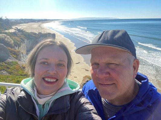 Pismo beach with my wife