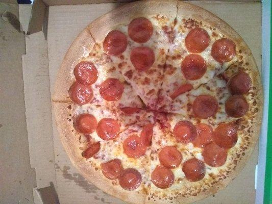 Pepperoni pizza