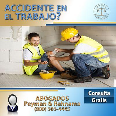 En caso de Accidente Llame: (760) 269-3451. La Consulta es GRATIS.