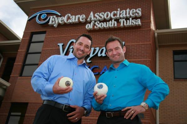 Dr. Williams and Dr. Langley, EyeCare Associates of South Tulsa