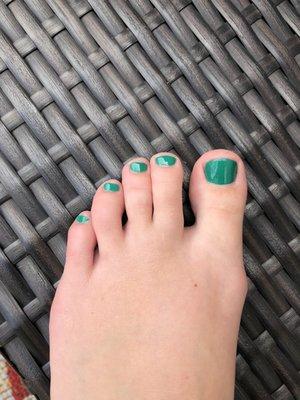 My pedicure