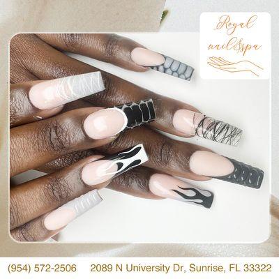 Hey gorgeous! Transform your nails with our talented team. We offer the best care and stunning designs. You deserve it!