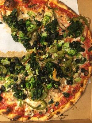 Veggie pizza 1/29/2021