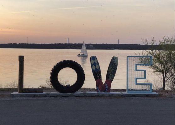 Beautiful public art & view!