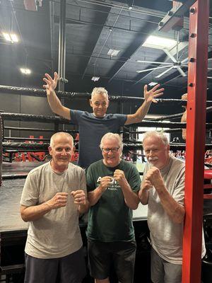 Seniors love boxing too!