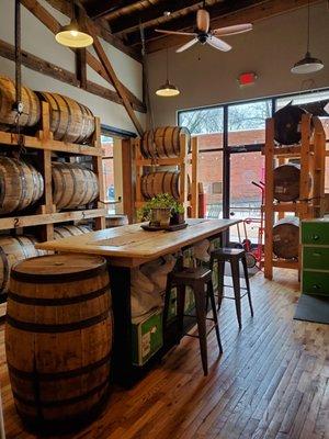 Barrel room