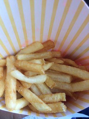 Stale, hard, dried out, and cold fries!!!!