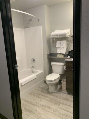 Clean bathroom