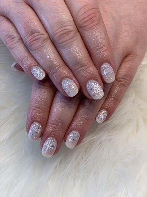 Christmas/ Winter Nail Art