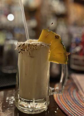 Their version of a piña colada. Tasty, but very sweet.