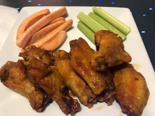 Crispy buffalo wings