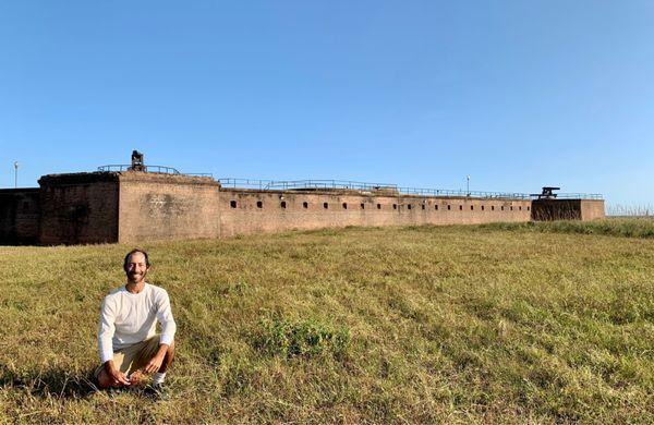 Fort Gaines from the back section near the water.