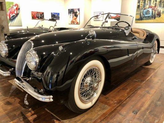 Clark Gables 1954 XK 120 Jaguar.  MGM gave it to him to use during his lifetime.