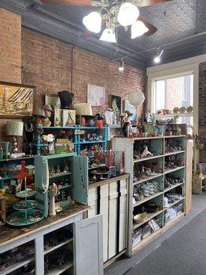 Rear portion of the store with many unique items.