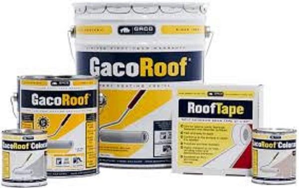 GacoRoof 100% Silicone Roof Coating creates a seamless membrane to seal and repair existing roofs and permanently protect against leaks.