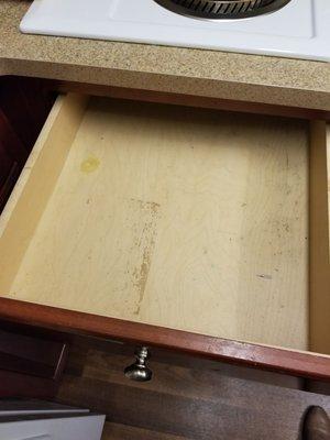 Nasty empty drawers