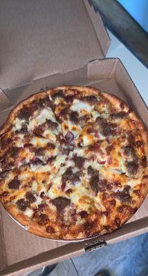 Cheeseburger Pizza