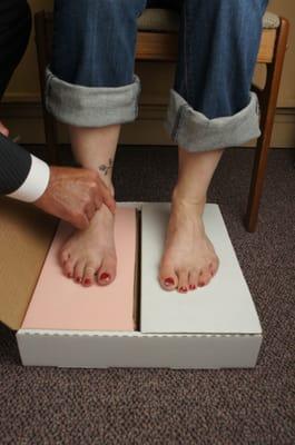 Need Orthotics? Have them custom made in the office, your feet will thank you!