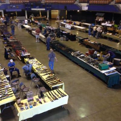 Doors just opened for R&R Gun and Knife Show.  3pm-9pm today.  Admission is $5 per person, kids under 12 free.