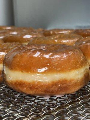 GLAZED DONUTS.