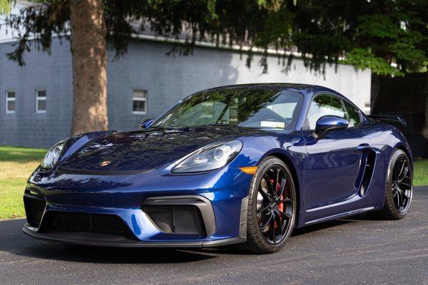 Porsche GT4 with STEK PPF and CQuartz Professional