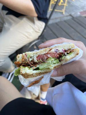 BLT with Avocado Sandwich