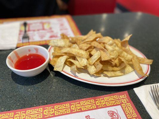 Wonton chips