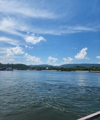 Being by the water on a boat is so relaxing. It is natural and makes me feel closer to God. I thank you God for life and nature.