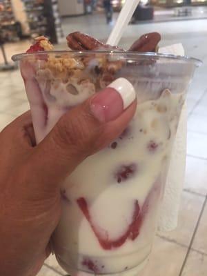 Fresas con crema