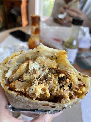 Breakfast burrito, amazing!!!