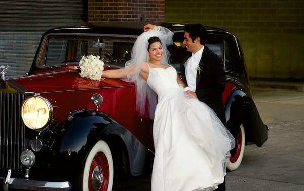 1948 "Silver Wraith" Rolls Royce Limousine, perfect for your wedding photos!