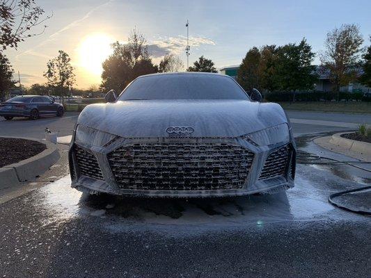 Audi R8 receiving our Gold Detail