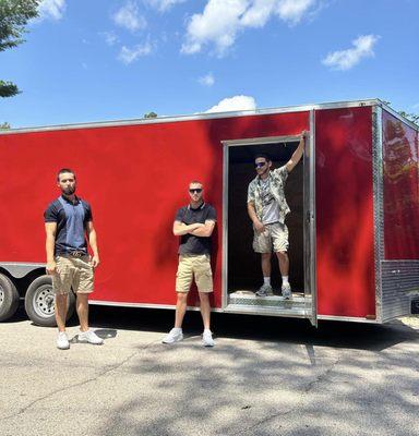 Meet the team, Grayson (left), Connor (middle), Kaeleb (right). Efficient moving is the name of the game, call the guys that make it easy!