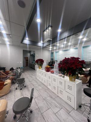 Pedicure area