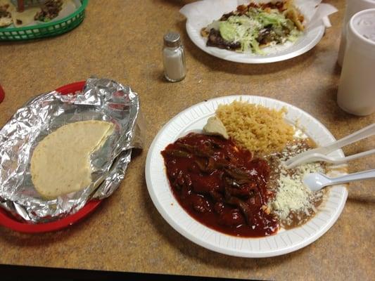 Steak and cactus