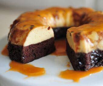 Chocoflan a delicious flan and chocolate cake infused piece of Heaven