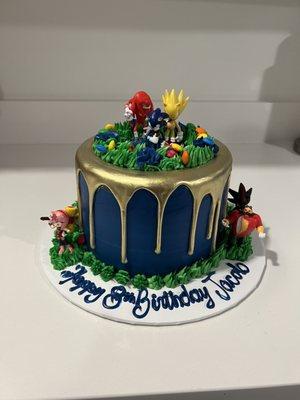 Sonic the hedgehog cake!