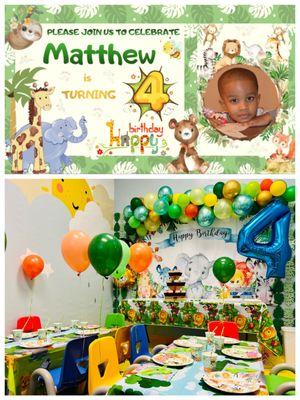 【Jungle Themed Birthday Party in Jungle Castle】
Happy Birthday to Matthew !