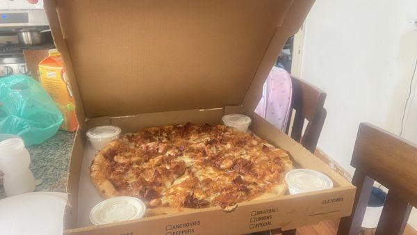 Chicken Bacon Ranch Pizza