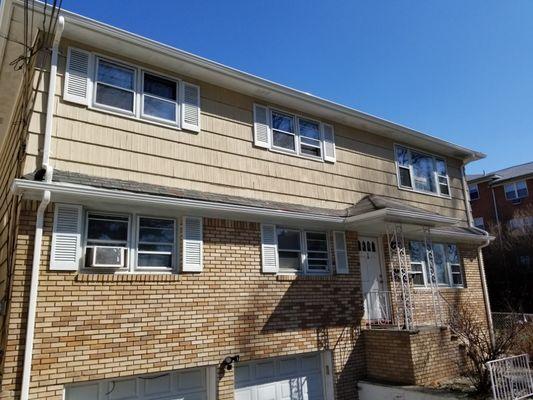 New Gutters Installation 
With Fascia Cap Installed 
Entire House 
White Color 5"