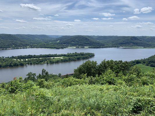 View from Brady's bluff