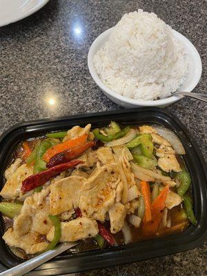 Szechuan chicken