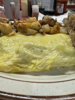 Mushroom omelette