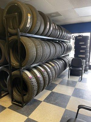 We have all type tires new & use