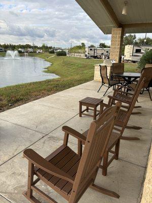 Love the rocking chairs