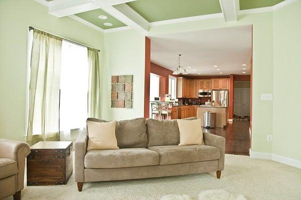 Colorful interior painting job by Williams Professional Painting