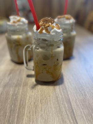 Carmel iced coffee